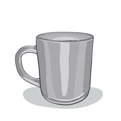 Vector illustration of painted cup