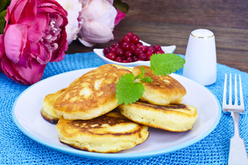 Pancakes with Kumquats and Cranberries