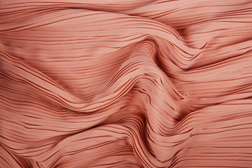 closeup pleated fabric texture pattern