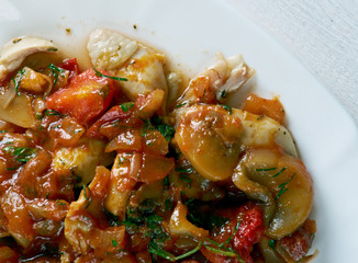 Turkish stew with chicken