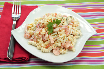 salade de pâtes au saumon 21042016