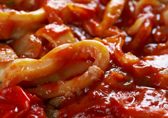 Egypt fried squid Tajin