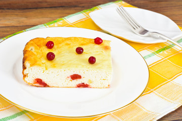 Delicious Baked Cottage Cheese Casserole