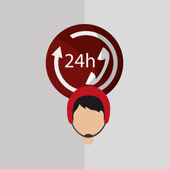 colorful delivery design, vector illustration