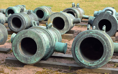 Old mortars, St.Petersburg.