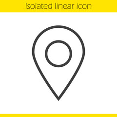 Pinpointer linear icon