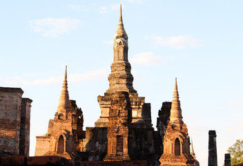Old temple in Sukhothai Historical Park.