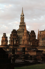Fototapeta premium Old temple in Sukhothai Historical Park.