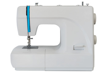 sewing machine isolated on a white background