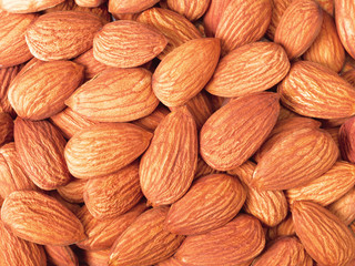 food background of dried almond