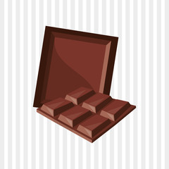 Flat illustration about chocolate design , sweet and delicious