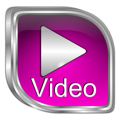 Play Video Button - 3D illustration