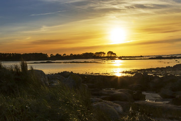 Obraz premium Espinos cove at sunset