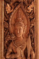 Thailand Wood Carving Art