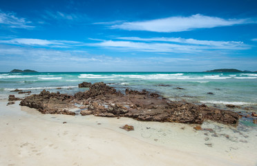 seascape of koh larn thailand in summer