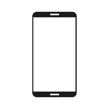 Smartphone icon vector mockup