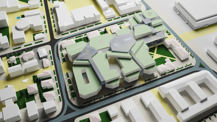 Residential Complex Irkutsk (3d rendering)