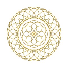 Fototapeta premium Ornamental lace pattern in Eastern style.