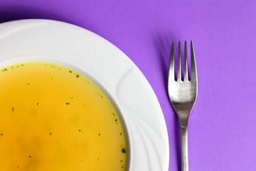 Fastentag - Suppe mit Gabel