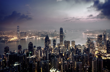 Hong Kong from the Victoria peak
