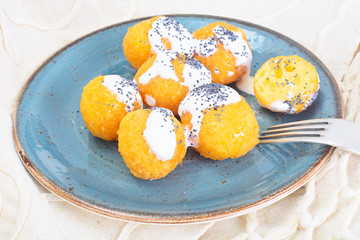 Sweet Cheese Balls Donuts