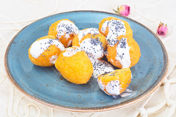 Sweet Cheese Balls Donuts