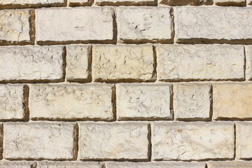 Fototapeta premium tło - mur z cegieł piaskowca