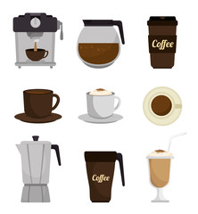 delicious coffee break design 