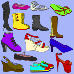 Shoes vector illustration