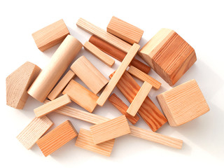 Holzbausteine, Spielzeug, Wooden Toys