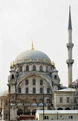 Fototapeta na wymiar Nusretiye mosque in Istanbul, Turkey
