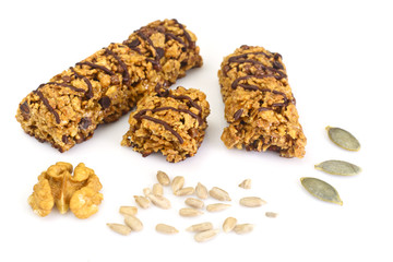 Cereal Bars, Muesli, Fitness, Nuts, Seeds