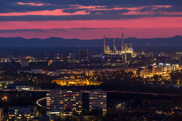 Karlsruhe bei Nacht