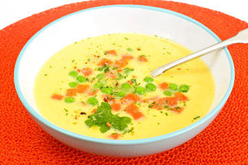 Potato Pumpkin Cream Soup Diet Food