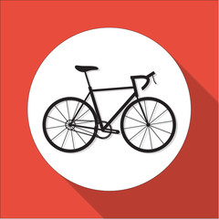 bicycle flat design icon