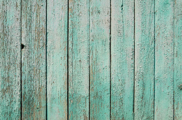 Fototapeta na wymiar Old fence blue