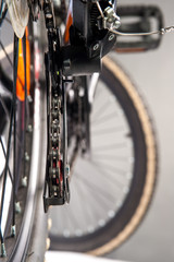 Fototapeta premium bike gear / gear bike shown close up of a mountain bike 