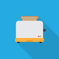 Toaster flat icon