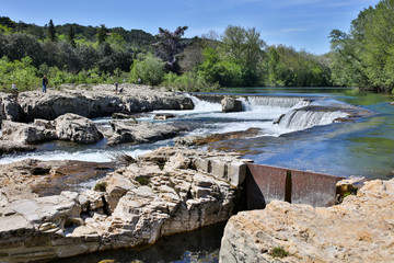 cascade du Sautadet la roque sur ceze