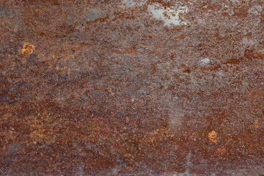 fragment of  rusty metal detail as background