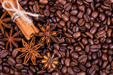 black coffee on a wooden background