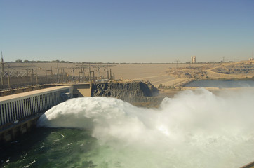 Aswan Hoge Dam - Aswan - Egypte