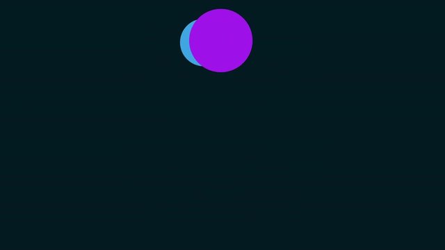Progress loading bar UI indicator. Colored Chasing Dots Loading Circle. Download progress, preloader animation web design template, interface upload. Animation of UI element in 4K on dark background.