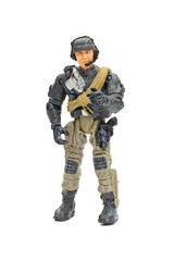 close up of toy action hero