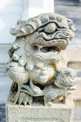 Stone Statue at Wat Pho or Pho Temples in Bangkok ,Thailand