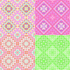 pattern colorful geometric bright circles seamless. 