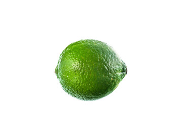 Lime fruit isolated on white background