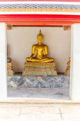Buddha statue at Wat Pho or Pho Temples in Bangkok ,Thailand