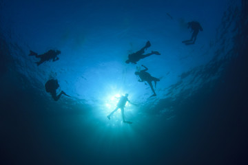 Scuba diving