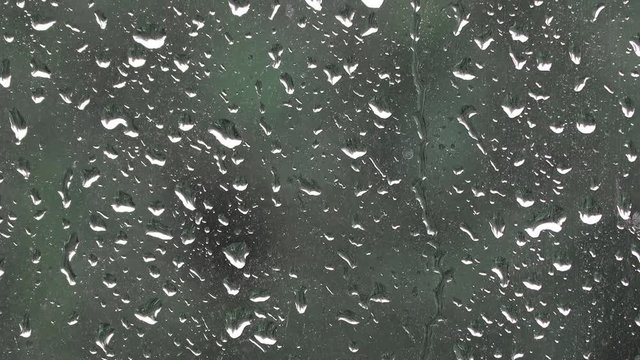 raindrops on a window